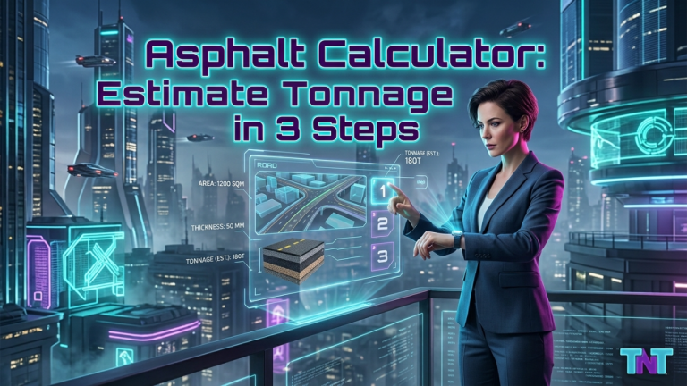 🛣️ Asphalt Calculator: Estimate Tonnage in 3 Steps