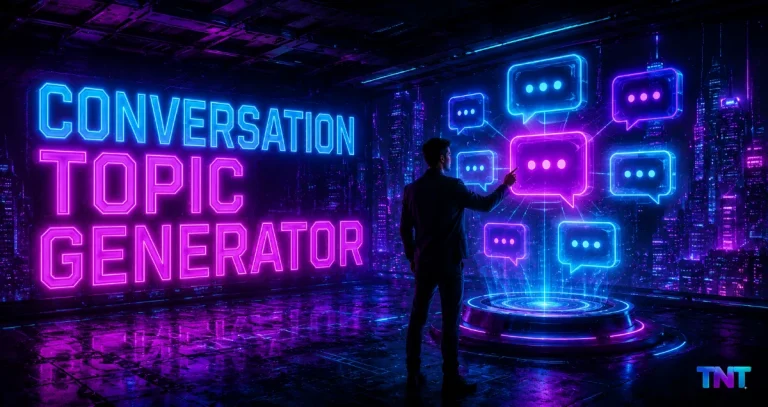 Conversation Topic Generator for Fresh Ideas by Mood, Context, Depth, and Audience