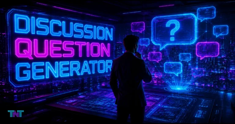 Discussion Question Generator for ESL, Classes, Book Clubs, Teams, and Group Conversations