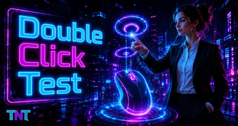 Double Click Test for Mouse Timing, Bounce, and Unwanted Double Clicks