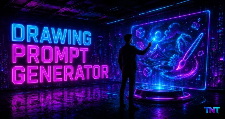 Drawing Prompt Generator for Random Art Ideas, Subjects, Styles, Difficulty, and Sketch Challenges