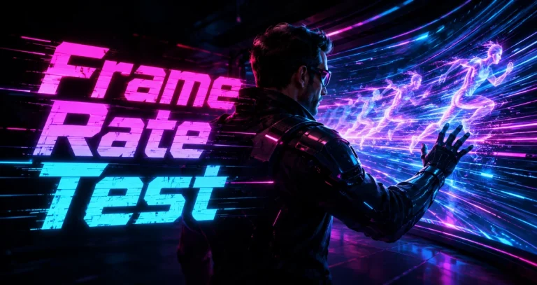 Frame Rate Test for Browser FPS, Frame Time, Jank, and 1% Low