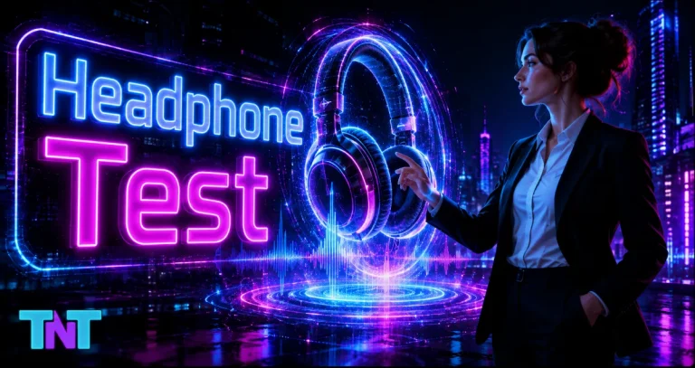 Headphone Test for Left, Right, Center, Balance, and Channel Checks