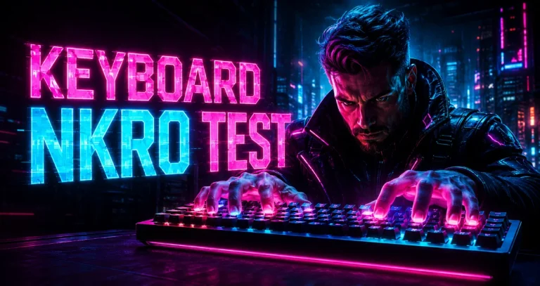 Keyboard NKRO Test for Rollover, Simultaneous Keys, and Ghosting Checks