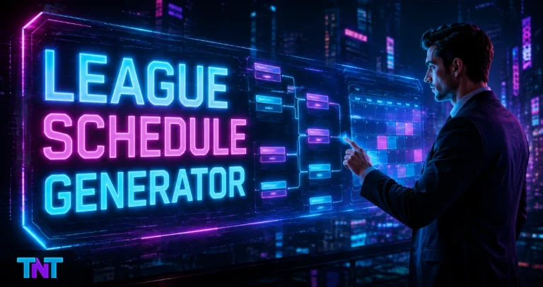 League Schedule Generator for Single and Double Round Robin Fixtures, Rounds, Byes, and Team Lists