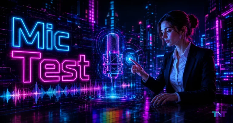Online Mic Test for Level, Noise, Clipping, and Playback