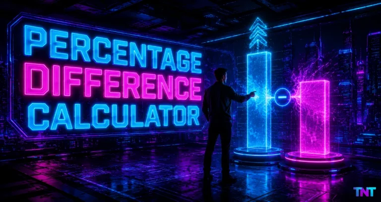Percentage Difference Calculator for Symmetric Difference, Absolute Difference, Ratios, and Percent Change