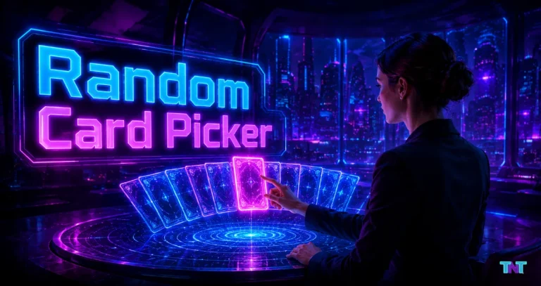 Random Card Picker for Standard Playing Cards, Suits, and Deck Draws