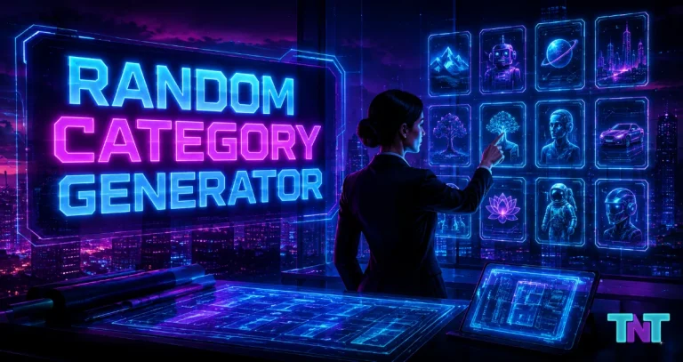 Random Category Generator for Games, Writing, Brainstorming, Conversation, and Class Activities