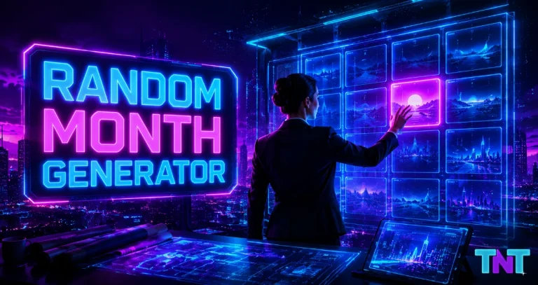 Random Month Generator for All 12 Months, Seasons, Numbers, and Unique Batches
