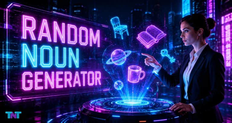 Random Noun Generator for Word Types, Categories, Unique Batches, Definitions, and Writing Practice