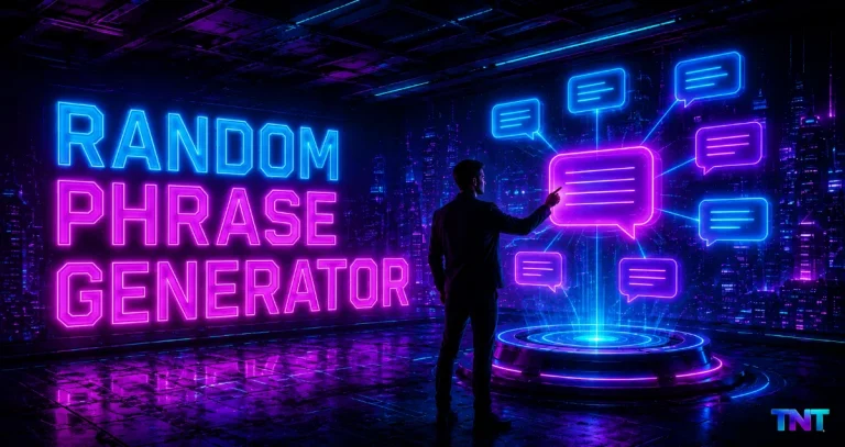 Random Phrase Generator for Creative, Funny, Dramatic, Motivational, and Everyday Phrases