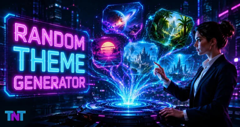 Random Theme Generator for Story, Art, Party, Project, Journaling, and Creative Challenge Ideas