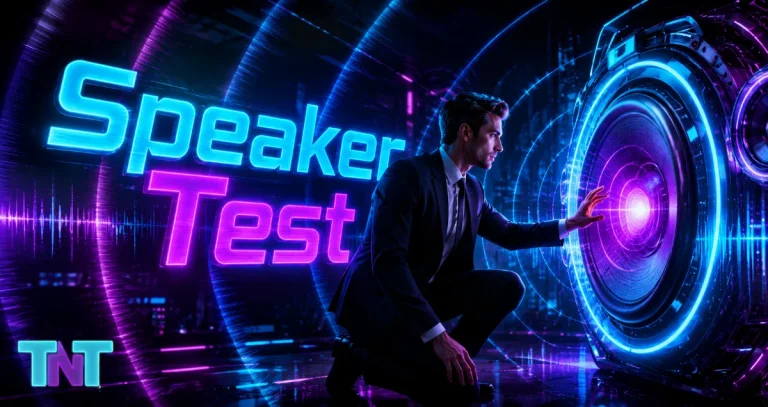 Speaker Test for Left/Right Channels, Stereo Balance, Frequency, and Phase