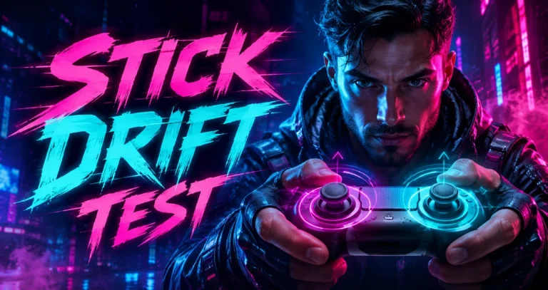 Stick Drift Test for Analog Sticks, Center Offset, and Deadzone