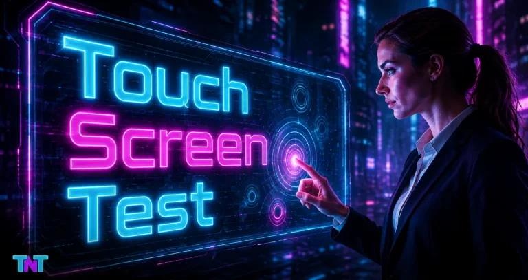 Touch Screen Test for Multi-Touch, Pressure, Coordinates, Trails, and Coverage