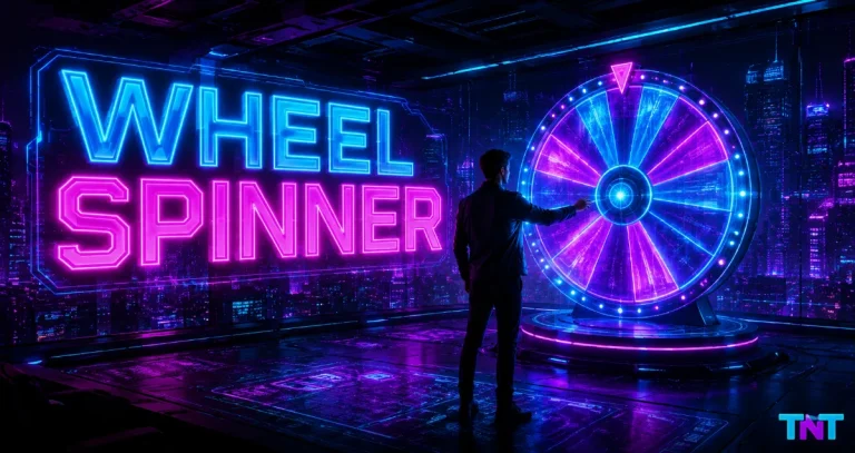 Wheel Spinner for Names, Numbers, Choices, Teams, and Yes-or-No Decisions