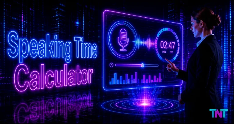 Speaking Time Calculator