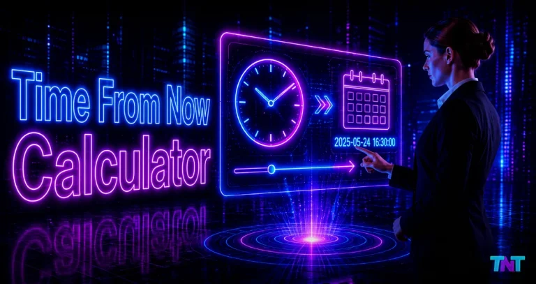 Time From Now Calculator